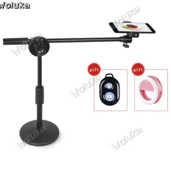 

Adjustable Desktop Phone Shooting Bracket Stand+ Boom Arm+Super Bright 35W LED Light Photo Studio Kit For Desktop Photo CD50 T03