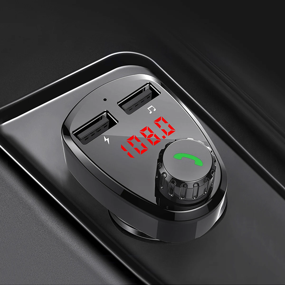Двойной USB беспроводной автомобильный комплект Bluetooth MP3 музыкальный плеер громкой связи автомобильный комплект