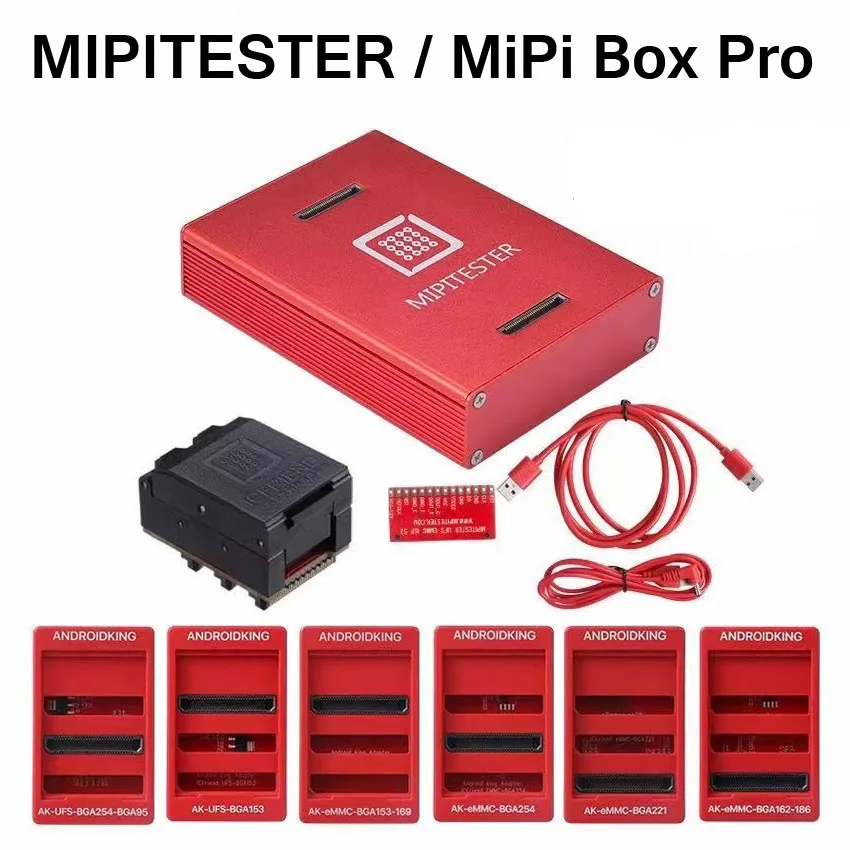 2021 MOORC MIPITESTER / MiPi Box Pro высокоскоростной программатор поддержка BGA eMMC и UFS ISP |