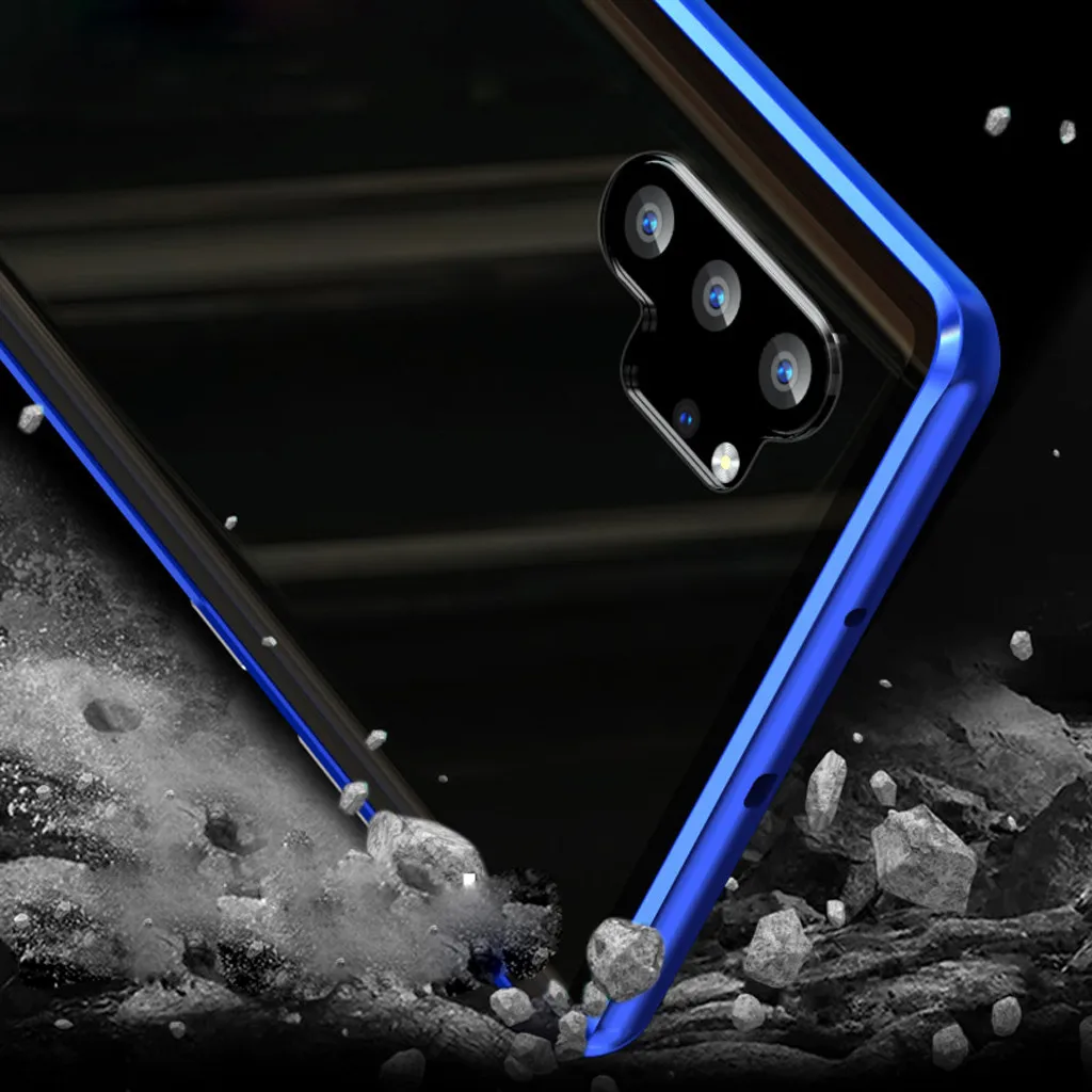 Магнитный чехол для телефона samsung Galaxy Note 10/10+ Адсорбция металлический бампер стеклянный чехол для samsung Galaxy Note 10#3