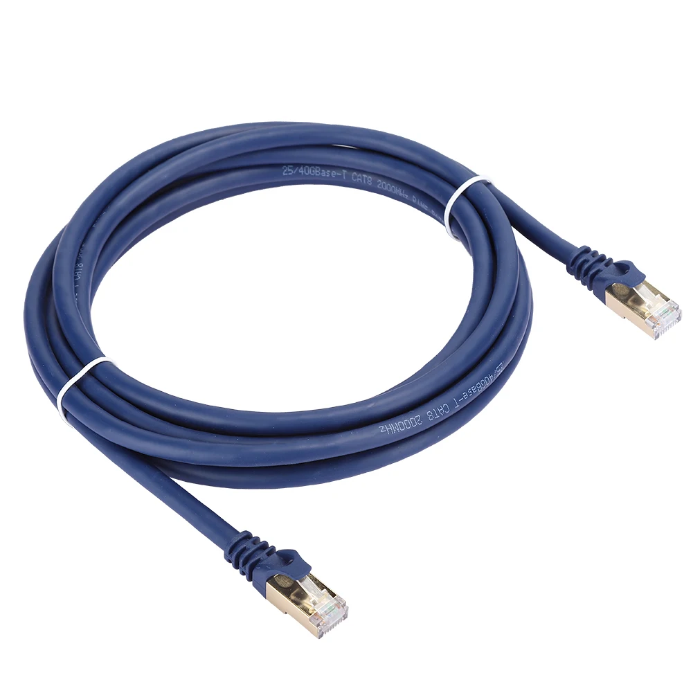 3m / 9.84ft SFTP 40 Гбит/с RJ45 Male Cat8 Ethernet Патч Lan кабель для маршрутизатора ноутбука сетевой