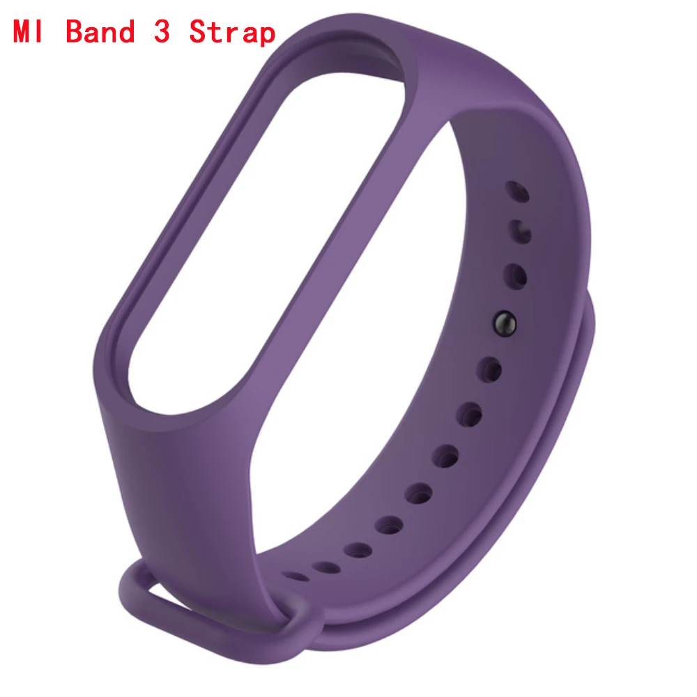 For Mi Band 2 3 4 Strap Bracelet Accessories Bracelet Miband Replacement Silicone Wristband Smart Wrist For Xiaomi Mi Band 2 3 4 - Цвет: Mi Band 3