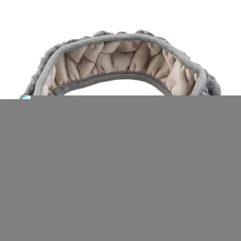 

New Arrival Winter Steering Wheel Cover Artificial Wool Heated Steering Wheel Cover Winter Plush Steering Wheel Cover