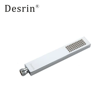 

Desrin Factory Direct Single Function Brass Water Saving Shower Handheld With Shower handheld bracket hose Bathroom Accessories