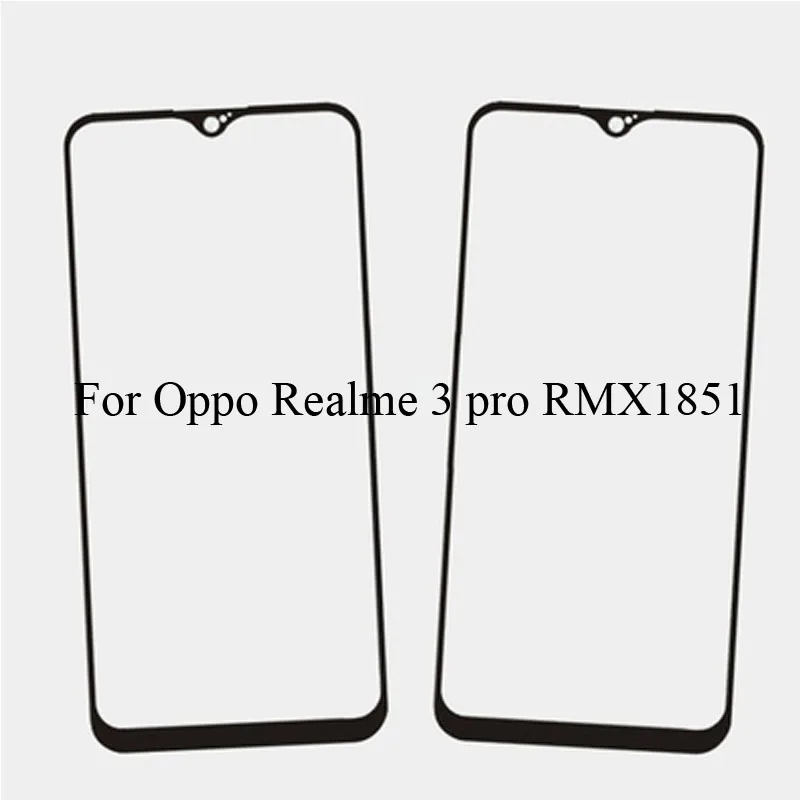 2 шт. A+ качество для Oppo Realme 3 pro 3pro RMX1851 сенсорный экран дигитайзера стеклянная панель без гибкого кабеля Realme3 pro