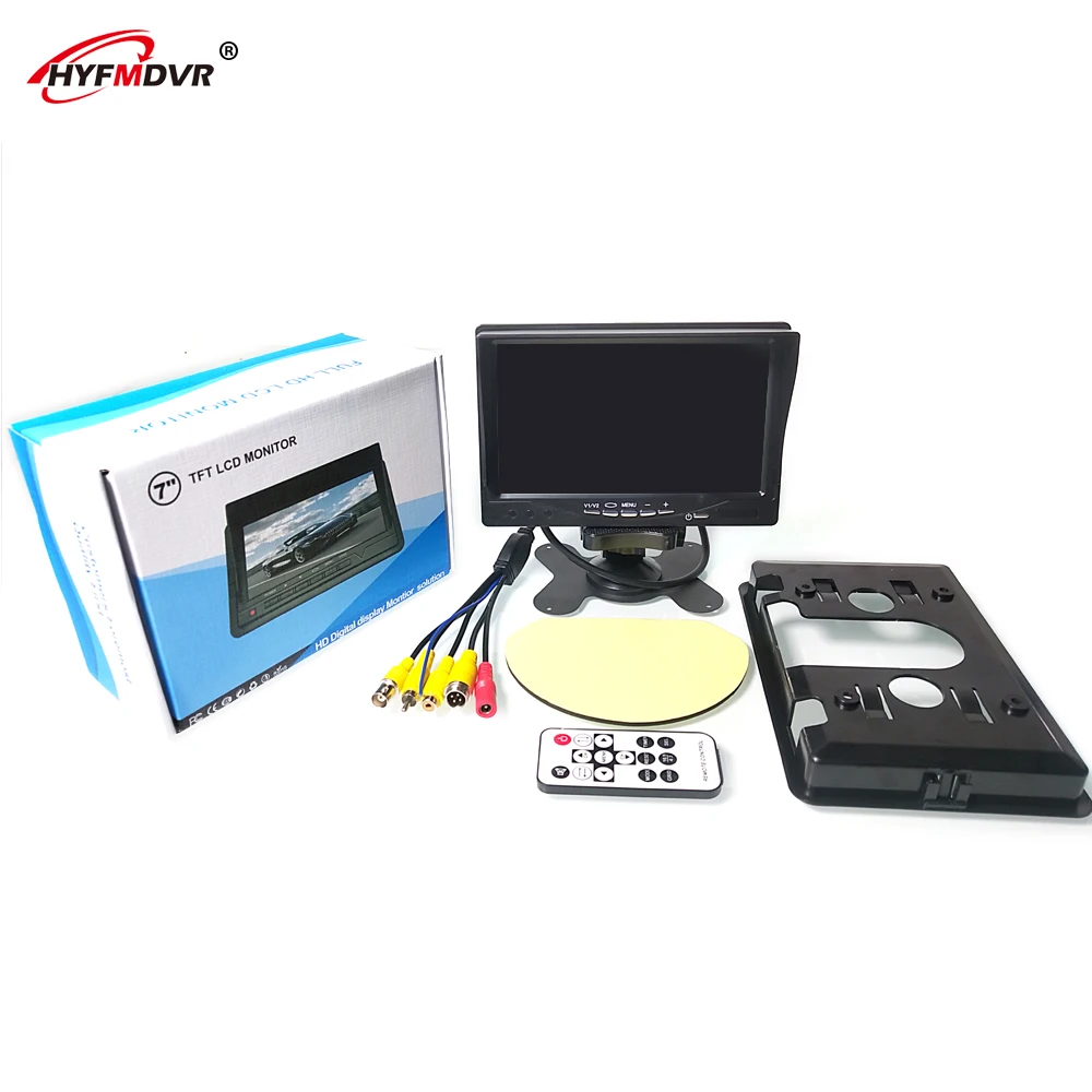HYFMDVR 12-24 в коммерческий автомобиль 7 дюймов экран зеркало заднего вида монитор для мини автобуса/RV/Ван/трейлер/пассажирский автомобиль