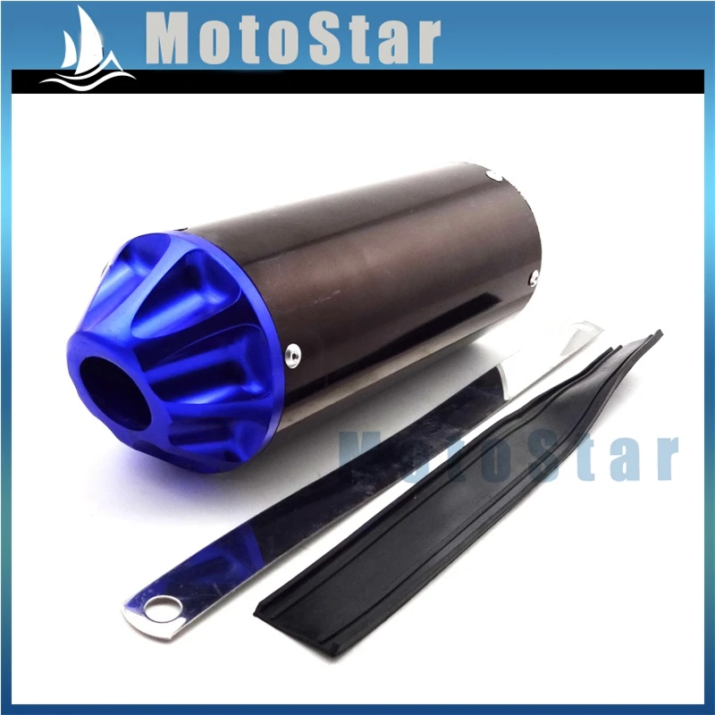 28 мм алюминиевый глушитель для 50cc 70cc 90cc 110cc 125cc CRF XR 50 KLX SSR Thumpstar TTR YCF китайский питбайк