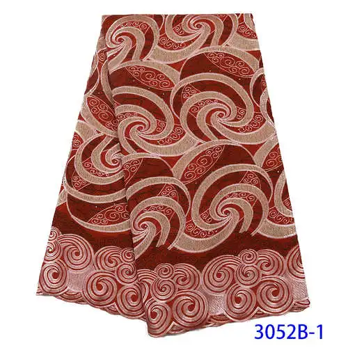 Picture 1 Высокое качество нигерийская швейцарская вуаль кружево африканская кружевная ткань Франция хлопок кружево для вечерние и свадебные KS3052B - Цвет: Picture 1
