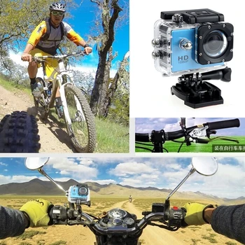 

Motorcycle Video camera Driving Recorder HD Waterproof Camera 2.0 Inch motorcycle helmet camera Extreme Sports DV Diving camera