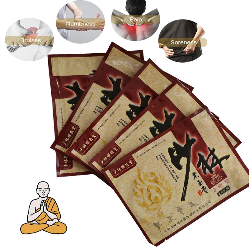 Shaolin Kung Fu обезболивающие Пластыри для спины шеи плеч коленной боли и мышечной (5