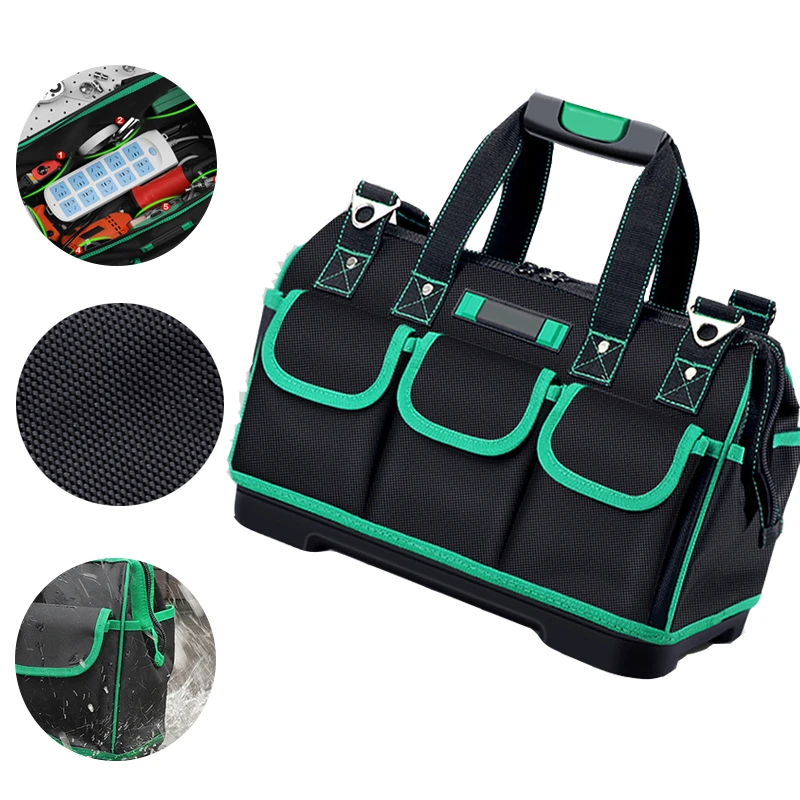 

Multifunctional Tool Bag Portable Electrician Bag Multifunction Repair Tools Canvas Waterproof Large Capacity Electrician Bags