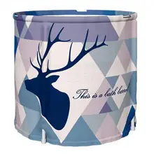 Ванна бочка, взрослая ванна, Складная Ванна бочка, бытовая утолщенная Ванна бочка, пластиковая бочка, простая и портативная Ванна бочка