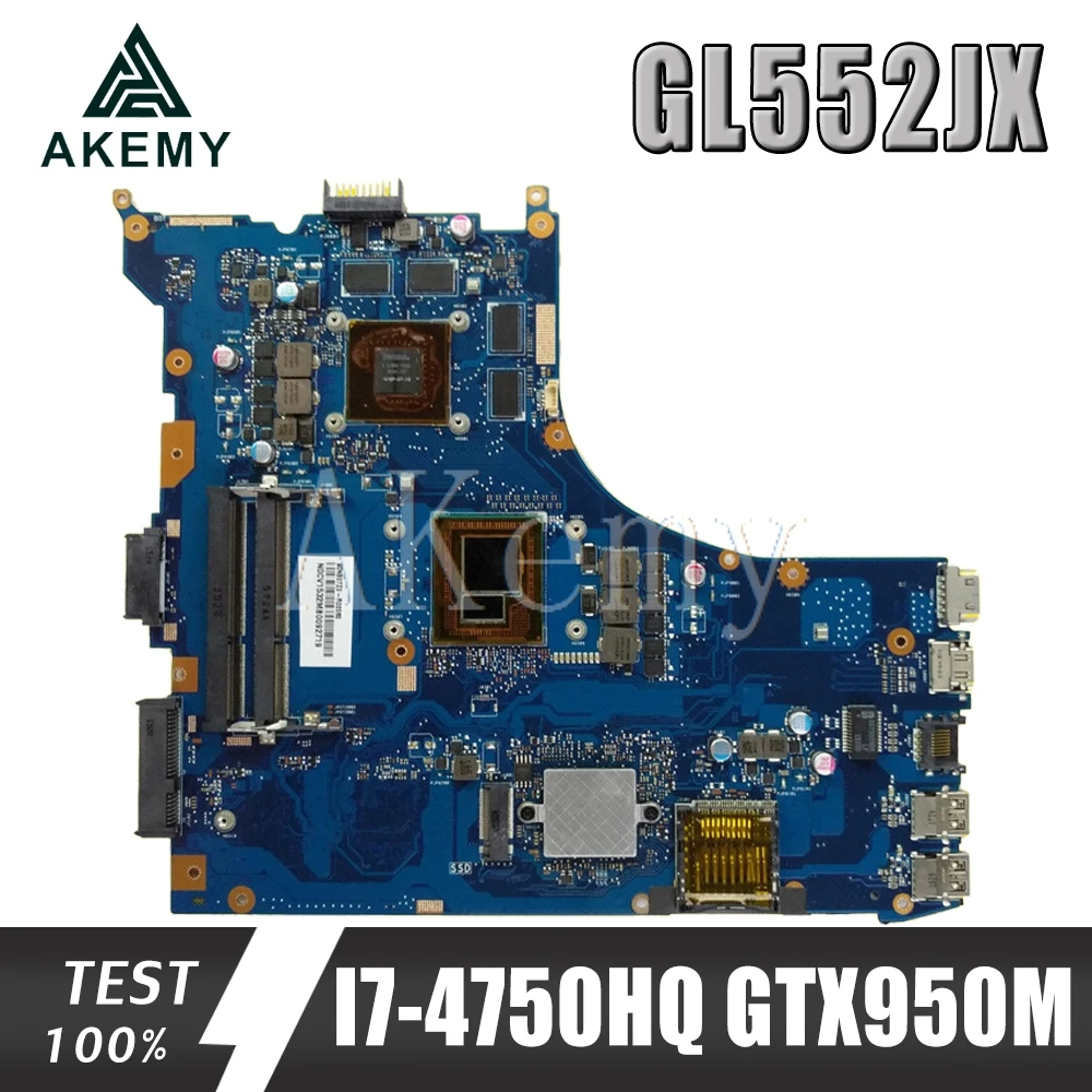 GL552JX материнская плата для ноутбука GTX950M для ASUS ROG ZX50J ZX50JX GL552J GL552JX I7-4750HQ оригинальная Mianboard ТЕСТ ОК