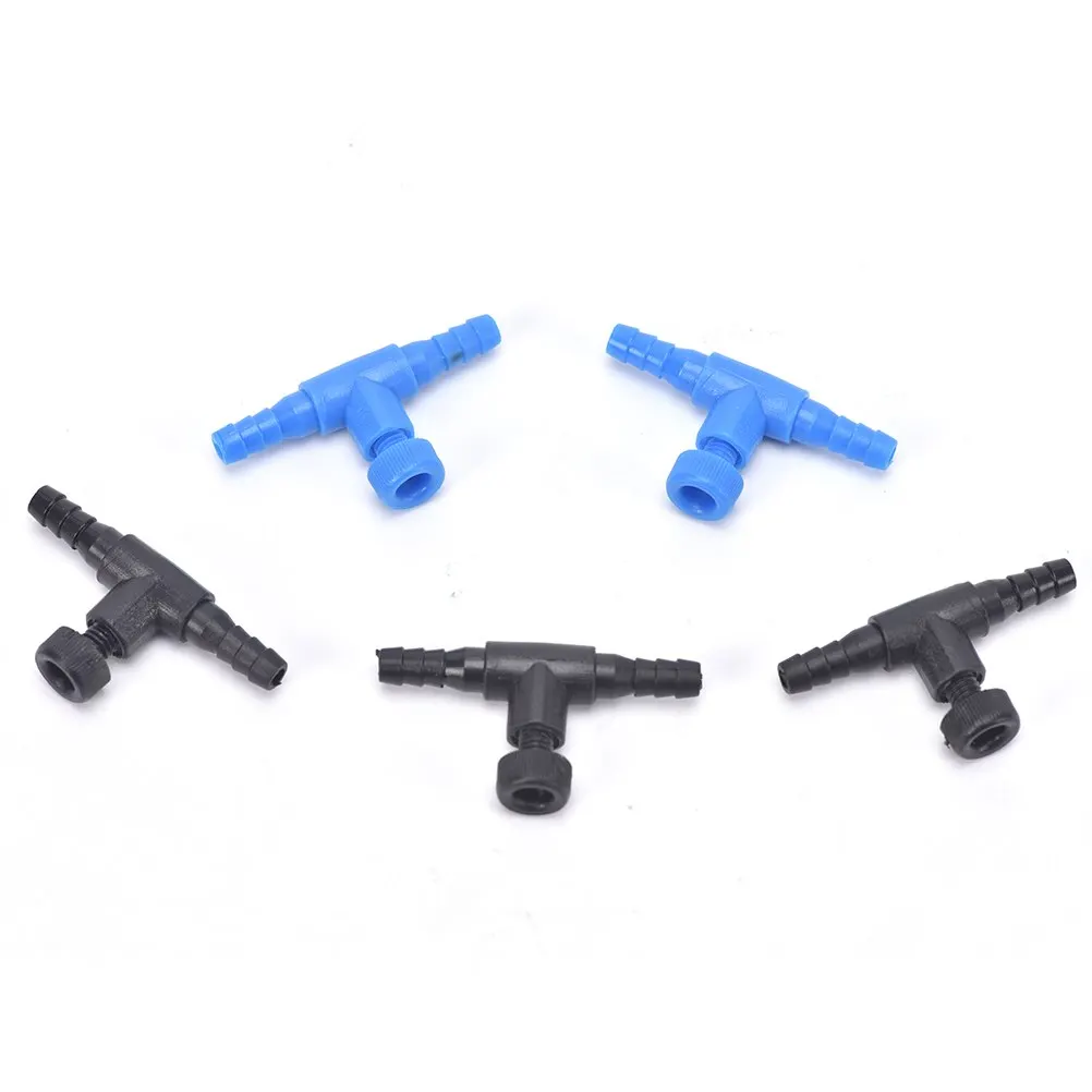 3/10pcs 4*6mm Adjustable Aquarium Air Line Tubing Pipe Tube Connector Pump Flow Control Valves Switch Tap Hose Trachea