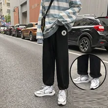 Модные джоггеры, леггинсы, брюки, осенние мужские однотонные прямые штаны, мужские уличные повседневные штаны, Мужские штаны-шаровары