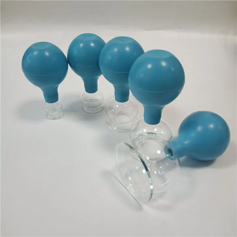 5pcs Rubber Vacuum Cans Full Body Massage Suction Cup Massager Therapy 5 Different Size Kit Chinese Cupping | Красота и здоровье