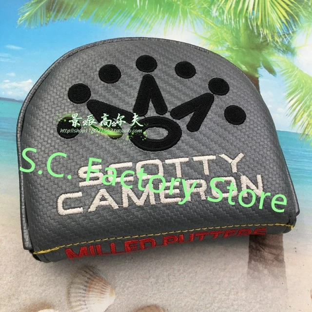 Чехлы для головы с надписью T cameron milled putter cover joker scotty fastback splash paint клоун выберите Тур FUTURA полукруг - Цвет: 21