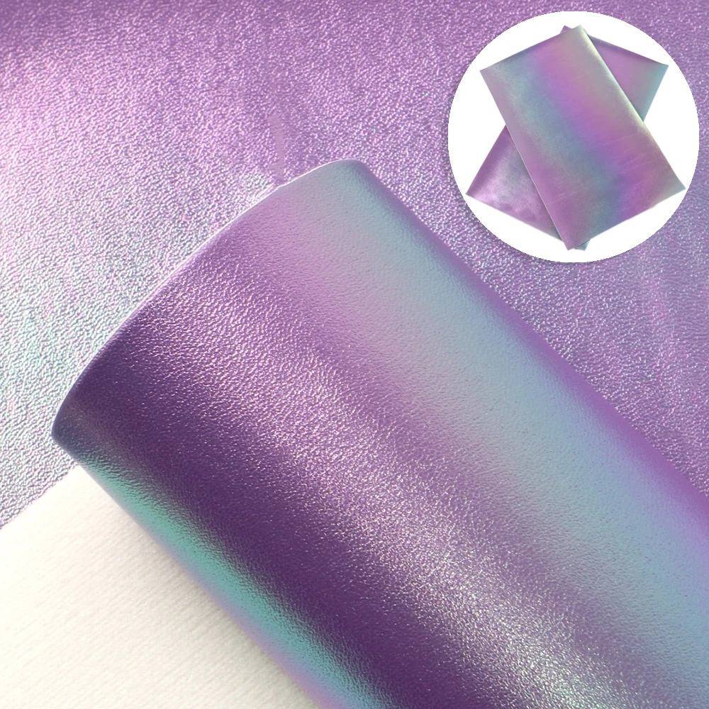 20*34cm Pearl Magic Color Synthetic Leather Fabric Sheets For Making Handmade Earrings Handbag Home Events,1Yc8491
