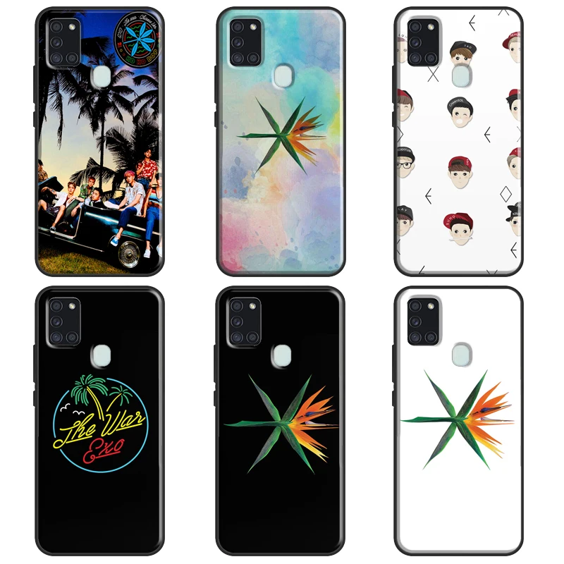 EXO KPOP Логотип Война Корея чехол для телефона Samsung A12 A32 A42 A52 A72 A02S A10 A40 A50 A70 A20e A21S A11 A31