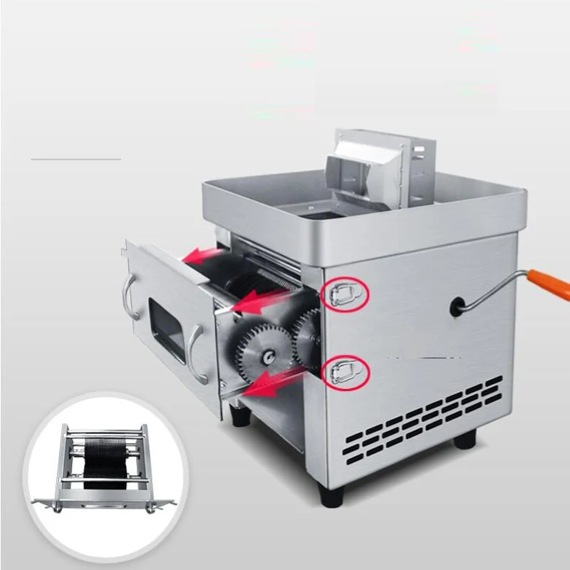 850W meat cutter Fast meat slicer electric Commercial slicer Shred Fully automatic  meat slicer machine 4