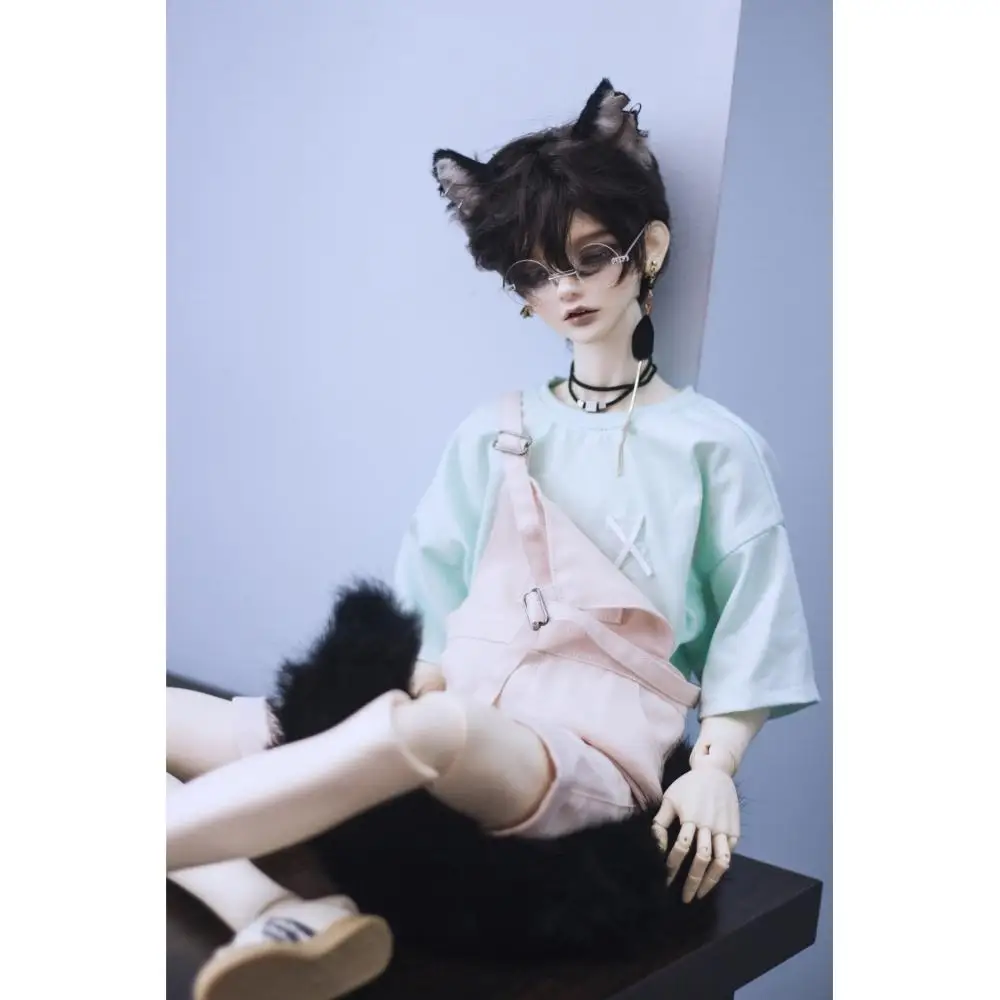 BJD брюки на подтяжках розовые наряды для 1/3 SD 60 см 2" 1/4 Tall SD17 Uncle BJD doll MSD DK DZ AOD DD Doll HEDUOEP