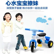 Детская коляска для детей 2-3-4-5-6 лет, детский трехколесный велосипед, детская Полицейская машина, детский велосипед