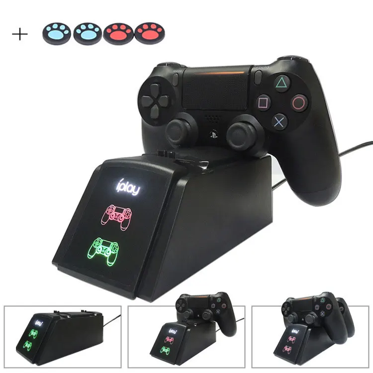 for PS4 Controller Charger DualShock 4 USB Charging Station Dock Playstation Slim/PS4 Pro | Электроника