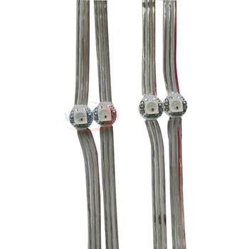 

LED Module Addressable Idividual LED WS2811 WS2812B IC 5050 RGB Built-in with 10cm Wire