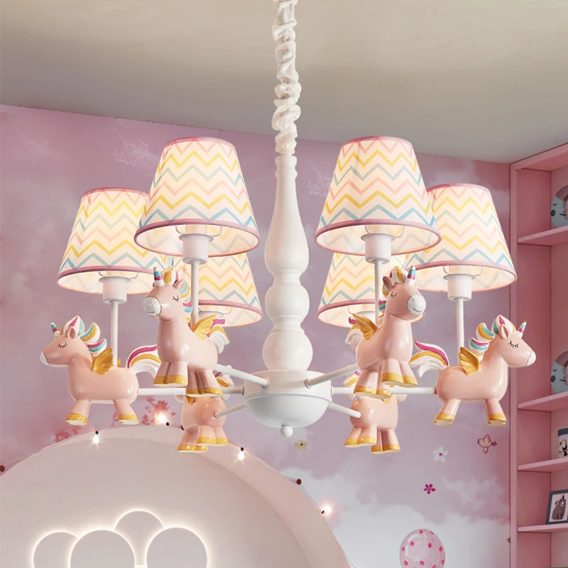 Современная люстра в скандинавском стиле для детской комнаты креативный