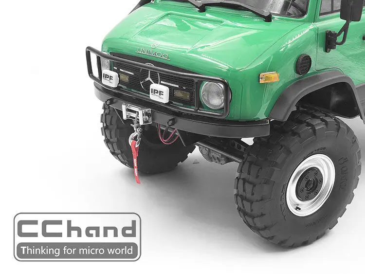 RC model Parts AXIAL SCX10 90075 UMG10 Unimog metal RANCH front bumper upgrade option parts