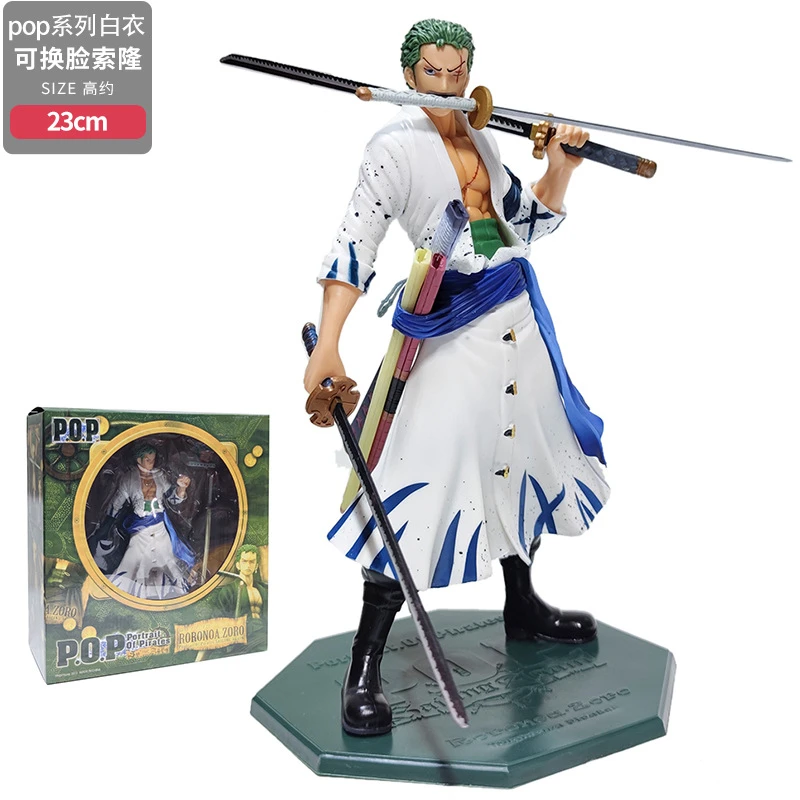 One Piece Two Years Later Roronoa Zoro White Knife 2 Years Later New World Model Boxed Garage Kitfigure Toys Cool Thing Boy Gift Action Figures Aliexpress
