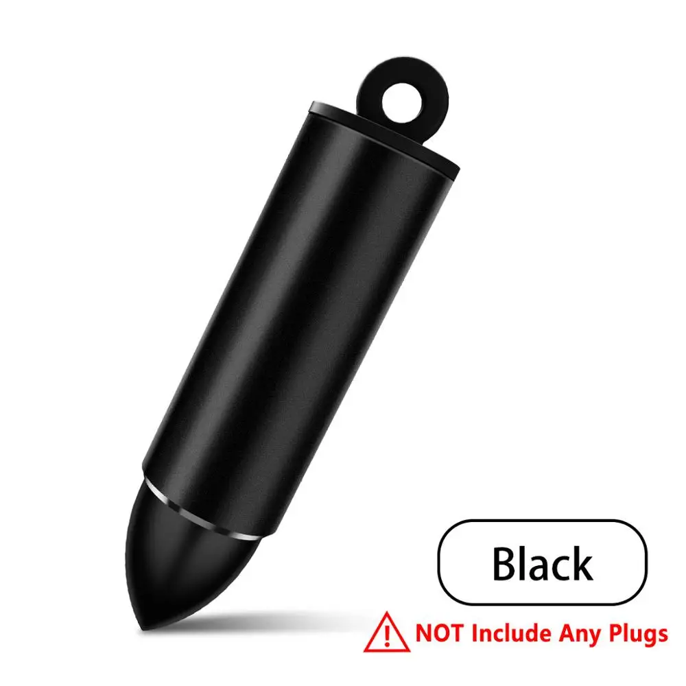 Baseuer портативный магнитный штекер коробка адаптер контейнер для хранения металла для iPhone Micro usb type C магнит зарядное устройство Кабельный разъем - Цвет: Black