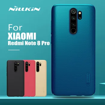 

for Xiaomi Redmi Note 8 Pro 8t Case Original Nillkin Frosted Shield Shell Phone Gift holder fundas Cover on Redmi Note 8 Note8 T