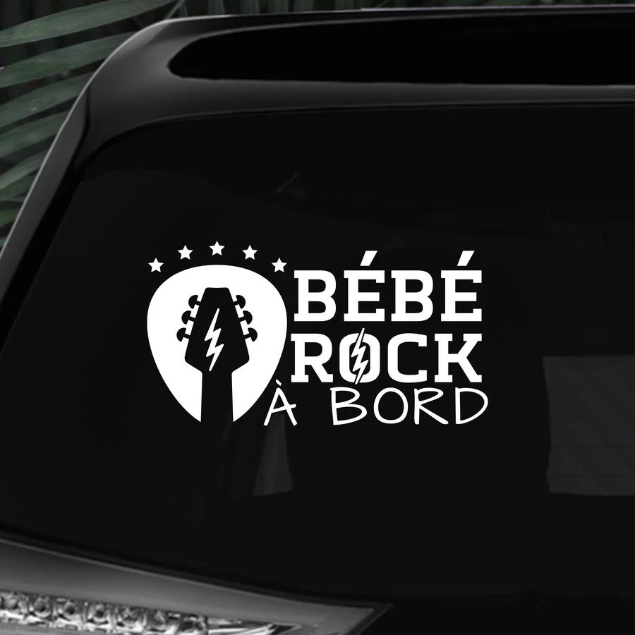 Автомобильная наклейка-бампер Three Ratels FD547 BABY ROCK ON BOARD наклейка на окно автомобиля