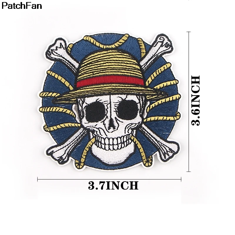 Patchfan аниме аппликация патчи железные на пункт рубашка одежда с вышивкой стикер