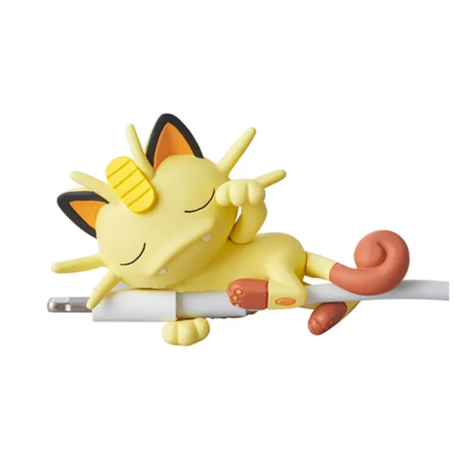 Pokemon Cartoon Figure Animation Image  Creative Data Cable Protective Cover Universal Charger Anti-breaking Rope  Birthday Gift 08
