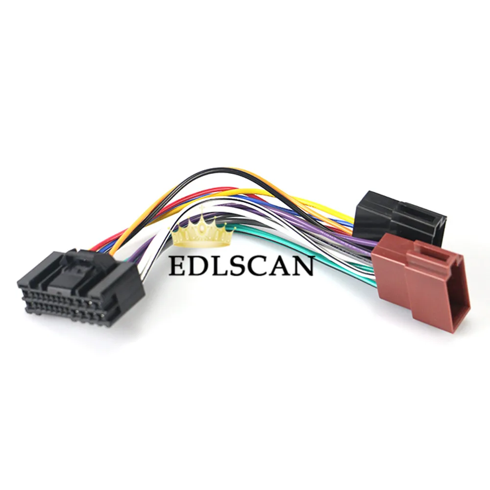 EDLSCAN Универсальный ISO жгут проводов 12-114 для hyundai для KIA выберите модель автостерео радио адаптер кабель