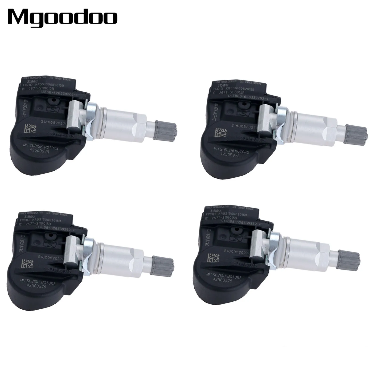 Mgoodoo 4 шт. TPMS датчик давления в шинах 4250B975 для Mitsubishi Outlander, система контроля давления в шинах, датчик 315 МГц