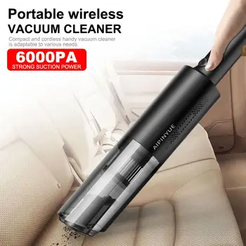 

6000PA Handheld Cordless Car Vacuum Cleaner Rechargeable Vacuum Cleaner 7.4v 120W USB Portable Car Cleaner