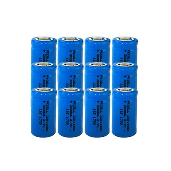

12pcs PKCELL 1/2 AA Size ICR14250 Li-ion Lithium Rechargeable Batteries 300mAh 3.7V