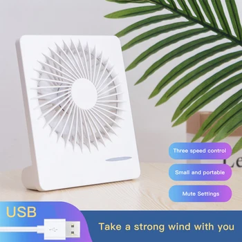 

USB Desktop/Table Fan Mini Portable Clamp 3 Speeds Desk Fan Small Fans Household Electrical Appliances Desktop Electric Fan