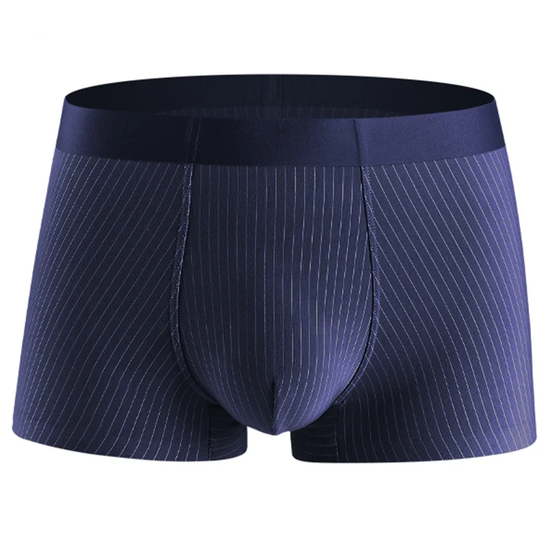 Bóxer con absorción de humedad permeabilidad aire para hombre, ropa interior masculina de grafeno, a rayas, 4 unids/set por - AliExpress