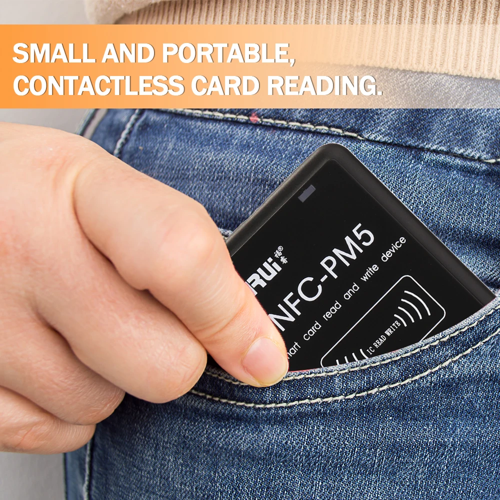 NFC-PM3/NFC-PM5 RFI-D копиры IC I-D считыватель писатель Дубликатор с полным панель расшифровки жидкокристаллического дисплея на Функция интеллигентая(ый) карты чтения и записи устройства