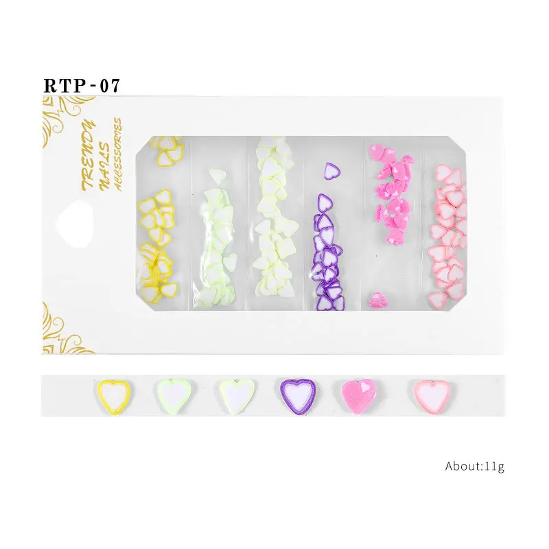 4 компл 1000 шт./компл. Полимерная глина крошечный Fimo игровое тесто в мультяшном стиле/Любовь/смайлик/Фрукты DIY Дизайн ногтей фрагменты ногтей наклейки украшения Советы