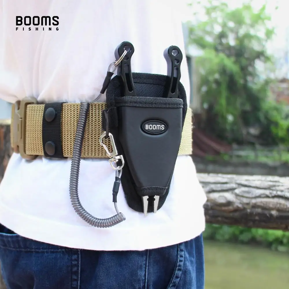 Booms Fishing P01 Fishing Pliers Sheath Suitable Vary Fishing Pliers Comes  with Coiled Lanyard
