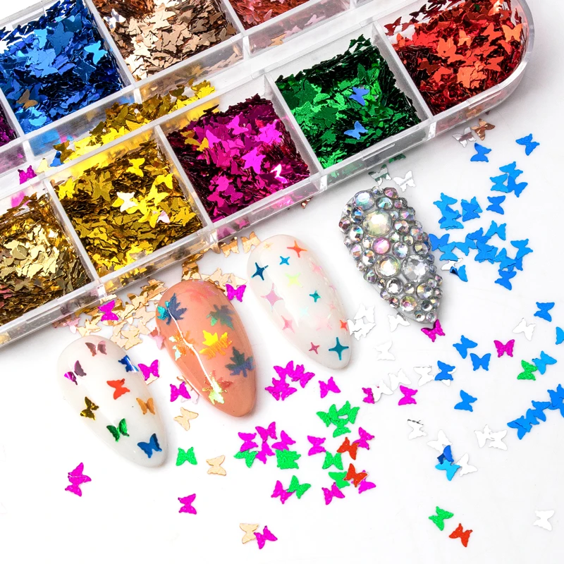 RBAN NAIL комбинированные зеркальные блестки сахарный мраморный порошок сушеные