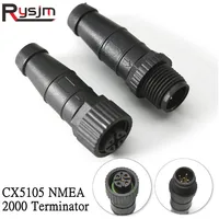 Black NMEA 2000 Converter Terminator Male & Female #010-11081-00 Nmea2000 Resistance Terminating Resistor Male #010-11080-00 1