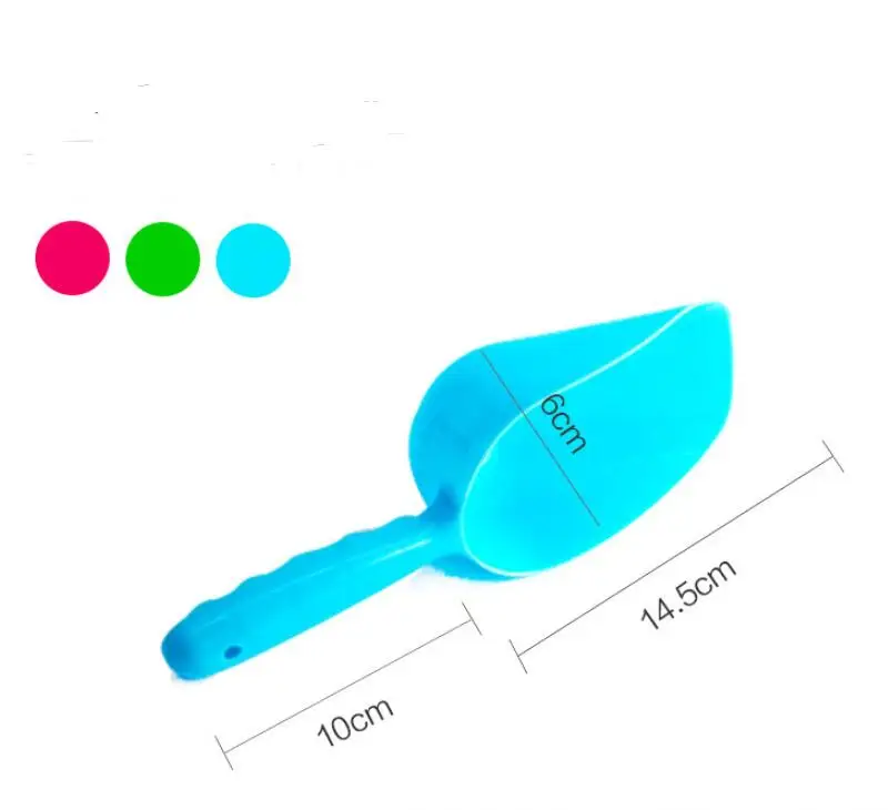 Dog Shovels Pet Plastic Food Feeder Multi Color Portable Cat Foodstuff Scoop LX8252