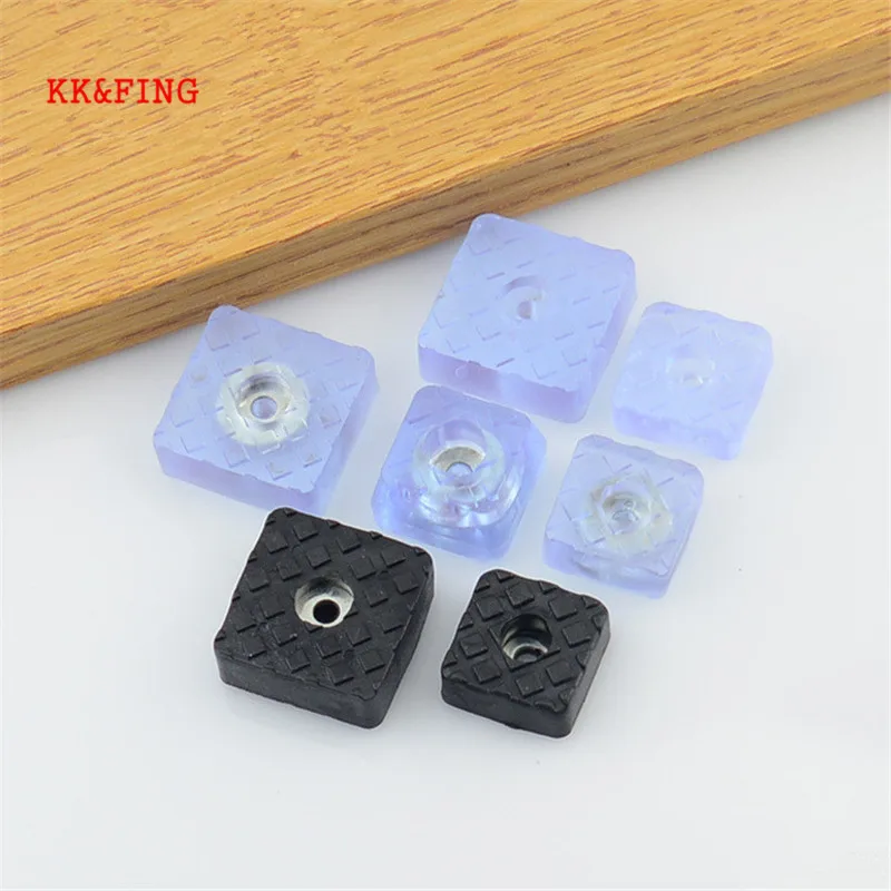 KK&FING 10pcs Clear Soft Furniture Chair Table Feet Leg Bottom Non-slip Pads Furniture Sofa Stool Foot Covers Floor Protectors afbeelding