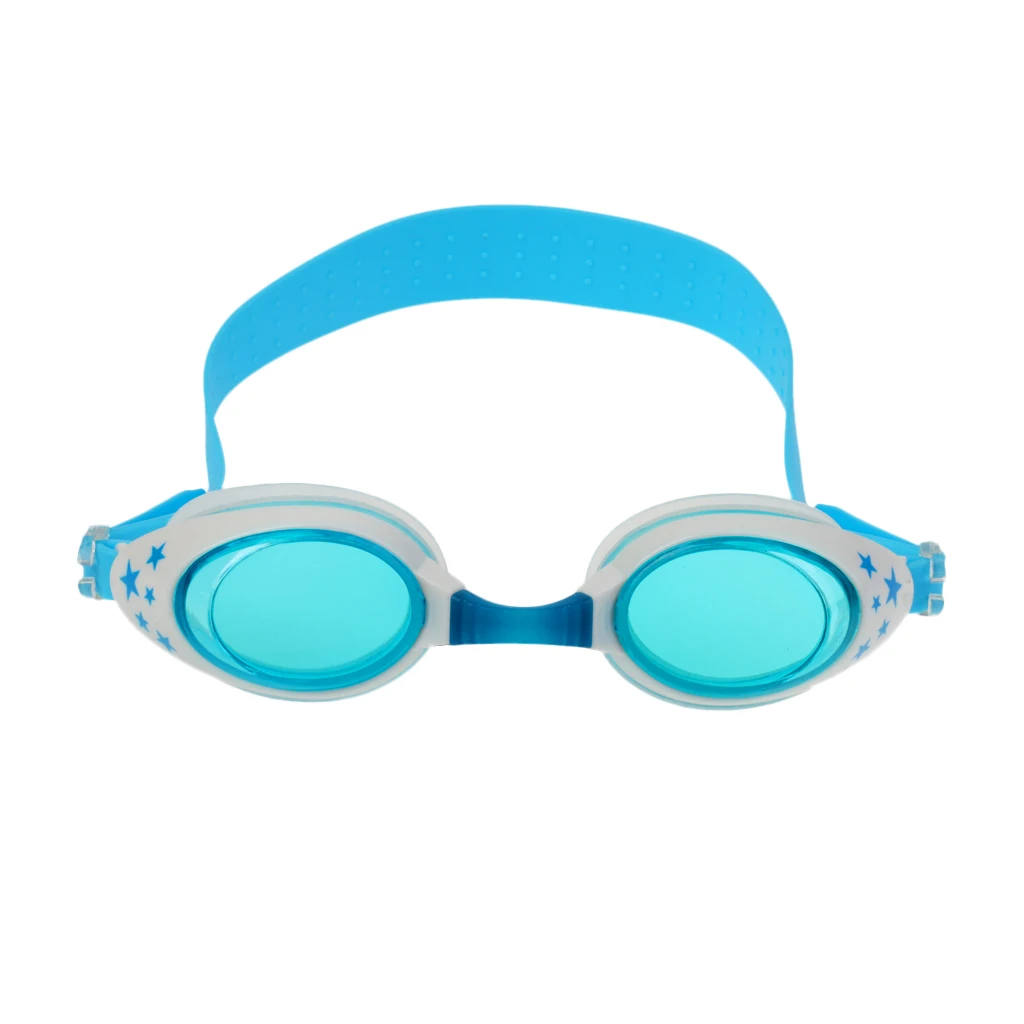 Turquoise Детские противотуманные очки для плавания, регулируемые очки для плавания+ 2 штуки, затычки для ушей, очки для плавания - Цвет: Turquoise